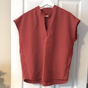 Figs Clay Rafaela - Mandarin Collar Scrub Top